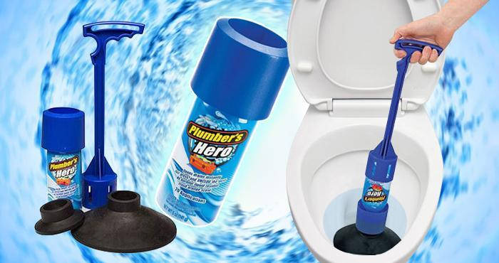 

Вантуз для унитаза и канализационных труб Plumber's Hero