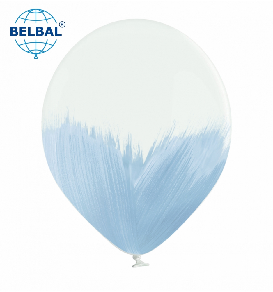 

Латексный шарик BELBAL 12" (30 см) BRUSH / Браш голубой