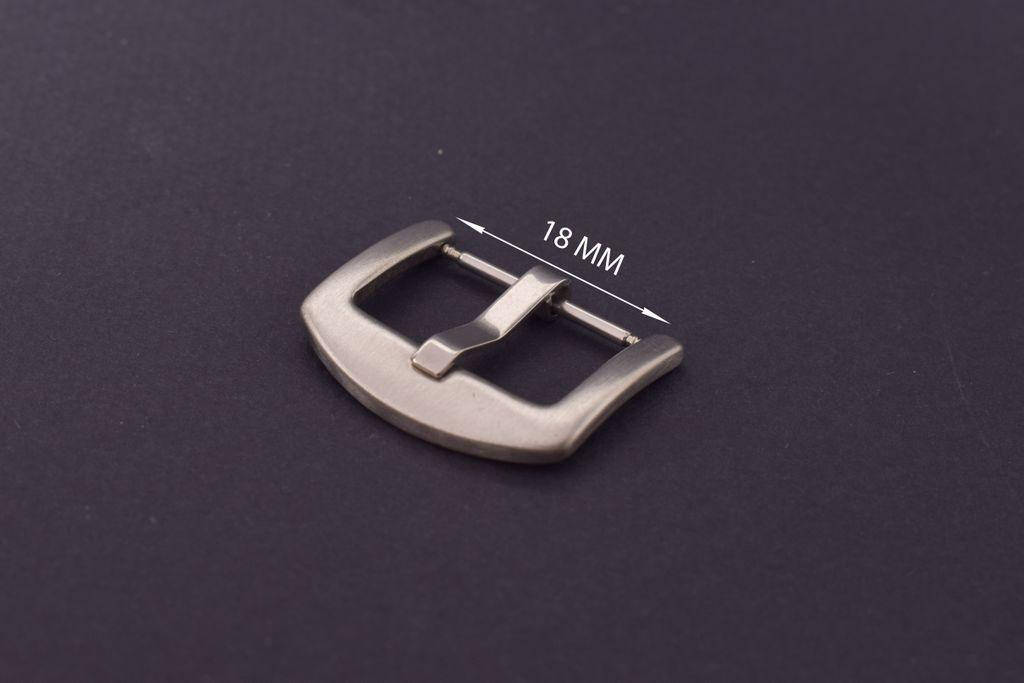 

Часовая пряжка - 18 мм, серебро