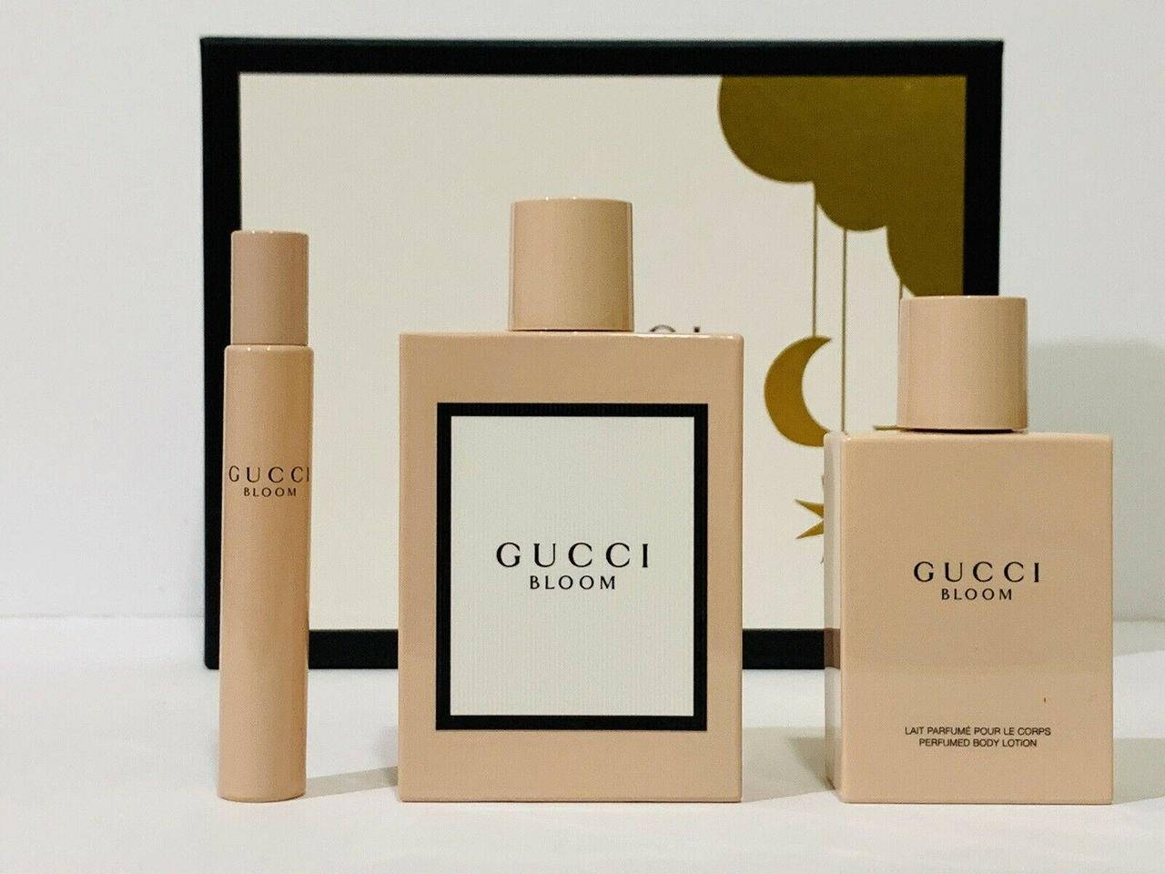 

Парфюмированный набор Gucci Bloom (edp/100ml +b/lotion/100ml + edp/7.4ml)