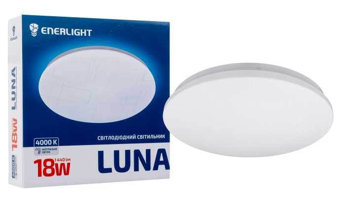 

Светильник потолочный светодиодный ENERLIGHT LUNA 18Вт 4000К