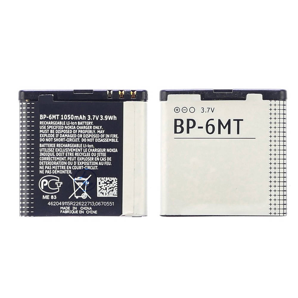 

Аккумулятор BP-6MT для Nokia E51/ N81/ N82 AAAA
