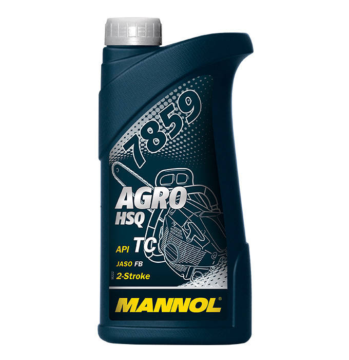 

Масло Mannol двухтактное Agro для бензопил и сельхозтехники 7859 HSQ API TC 1л