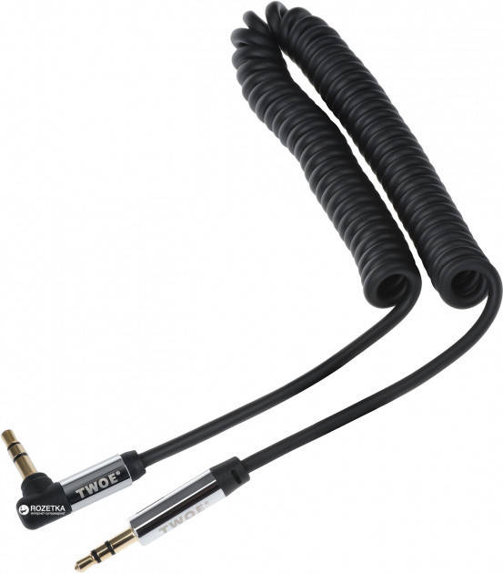 

Кабель Jack old phone cable Aux 3.5mm 180080, Черный