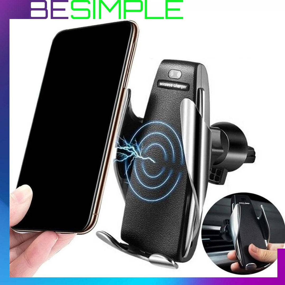 

Автомобильный держатель с функцией беспроводной зарядки Penguin Smart Sensor S5, Серебристый