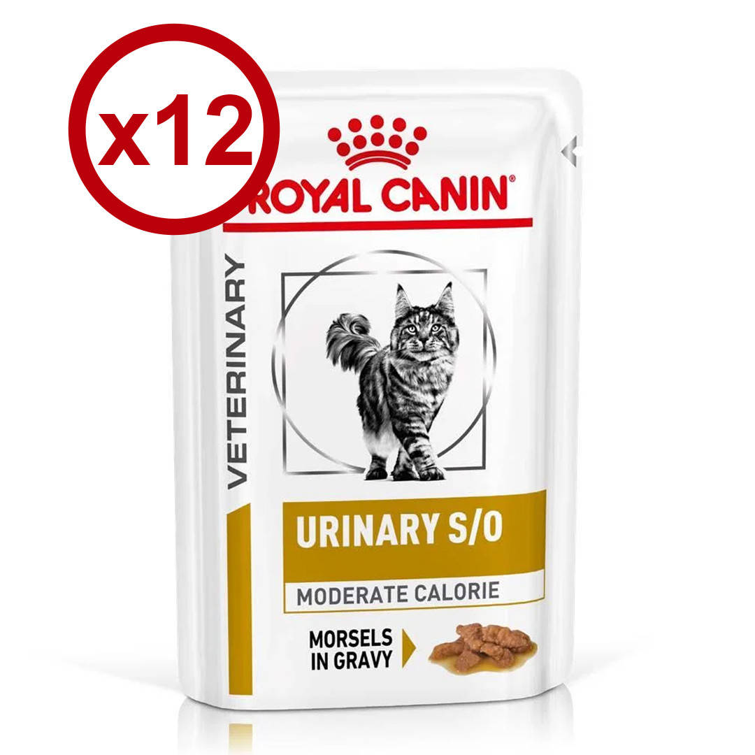 

Royal Canin Urinary S/O Moderate Calorie 85 гр*12 шт (кусочки в соусе) для кошек