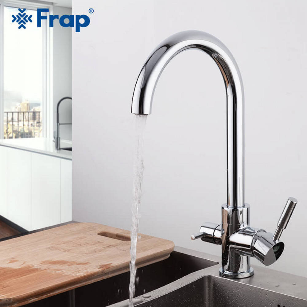 

Смеситель для кухни Frap H52 F4352 с подключением к фильтру, Хром