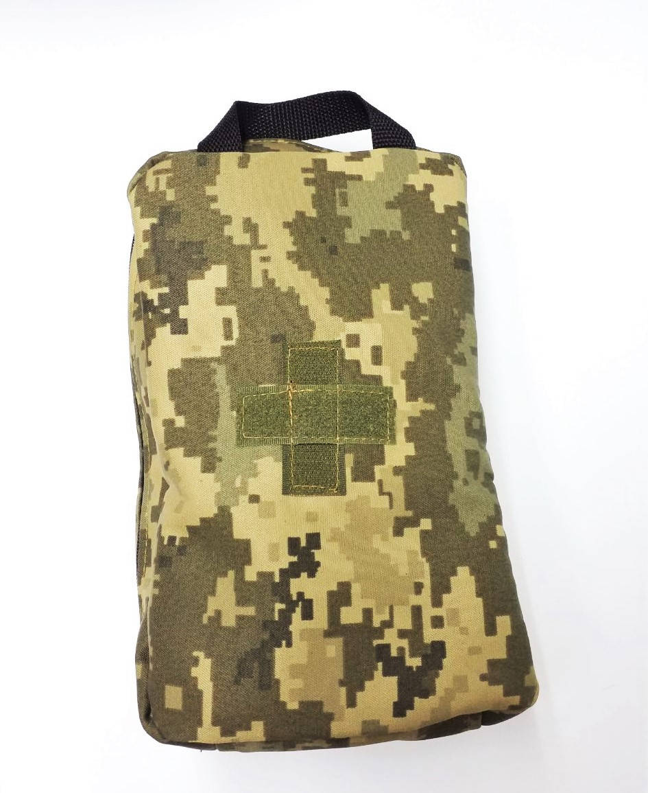 

Подсумок аптечка тактическая 22*17*7 см, MOLLE System,пиксель хаки