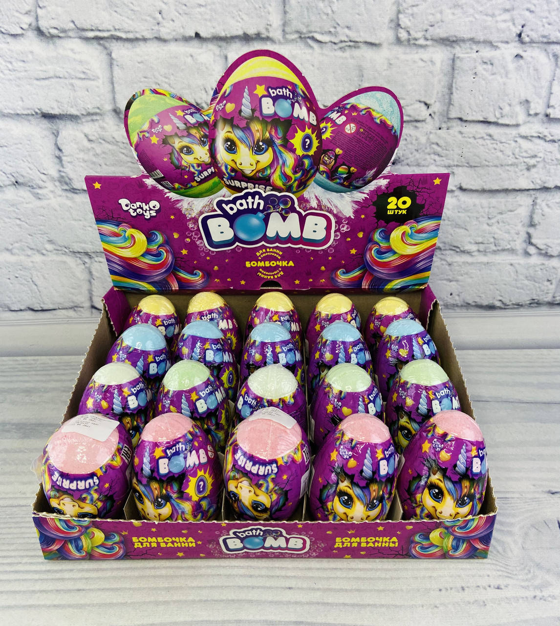 

Бомбочка для ванны "Bath Bomb Pony" ВВ-02-03 Danko-Toys Украина