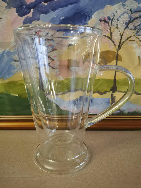 

Чашка стеклянная с двойными стенками 400 мл А-Плюс OST-1385, Прозрачный