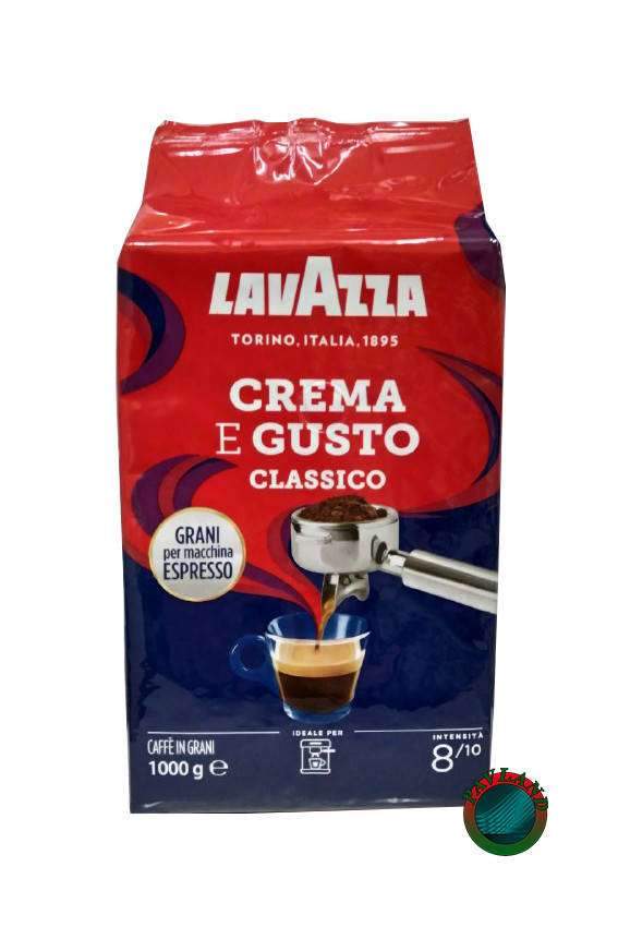 

Кофе в зернахLavazza Espresso Crema e Gusto Classico 1 кг (1000гр.) Италия