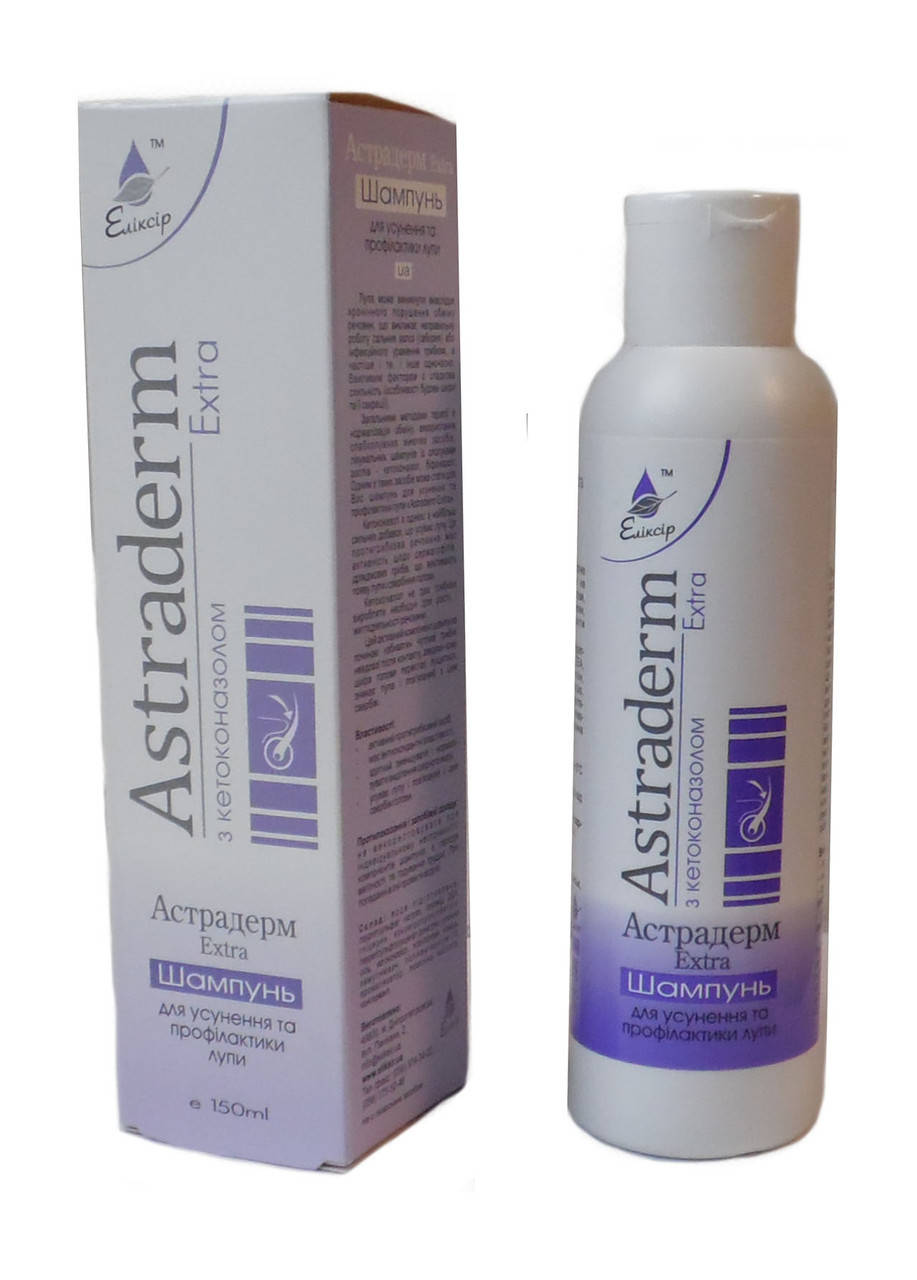

Лечебный шампунь для устранения перхоти Astraderm Extra 150 мл Эликсир