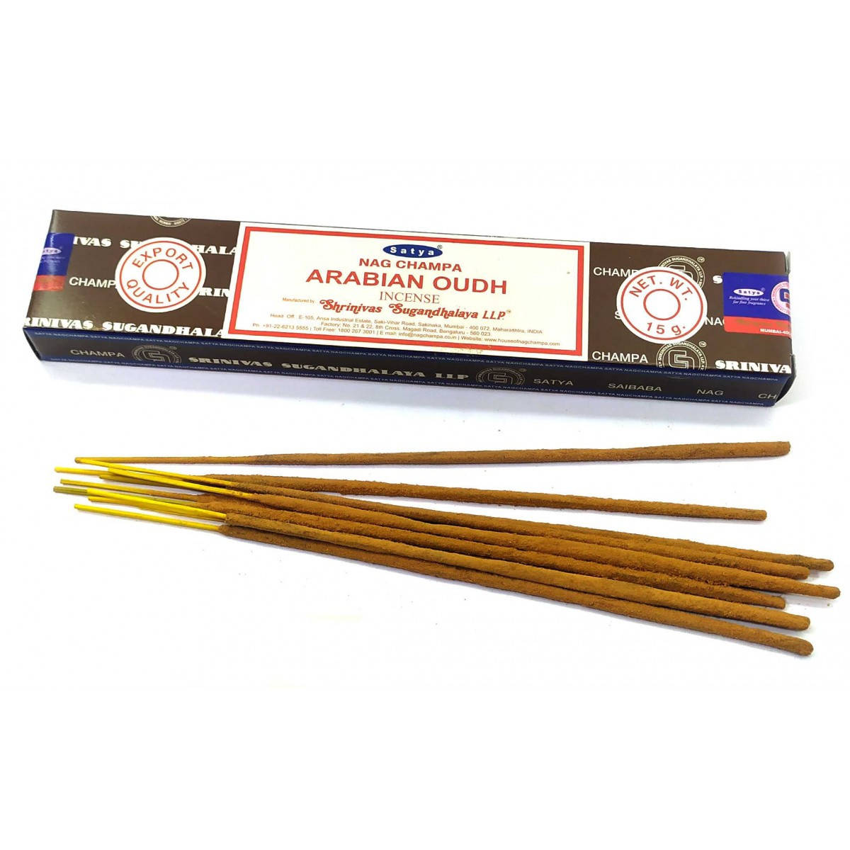 

Аромапалочки Arabian Oudh (15 гр.)(Satya) масала благовоние