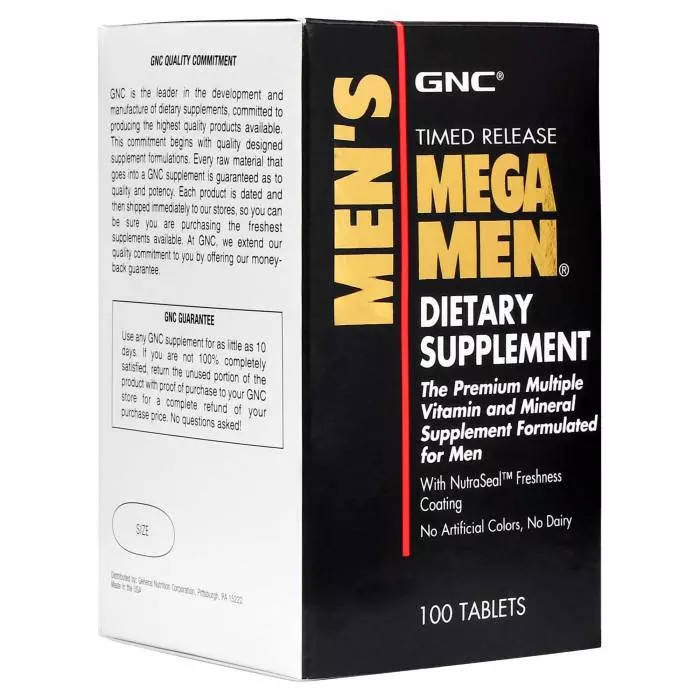 

Витамины для мужчин GNC Mega Men 100 таблеток