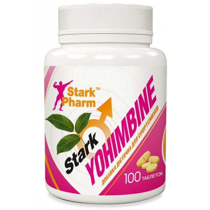

Жиросжигатель Стимулятор Йохимбин Yohimbine Stark Pharm 10mg 100 таблеток