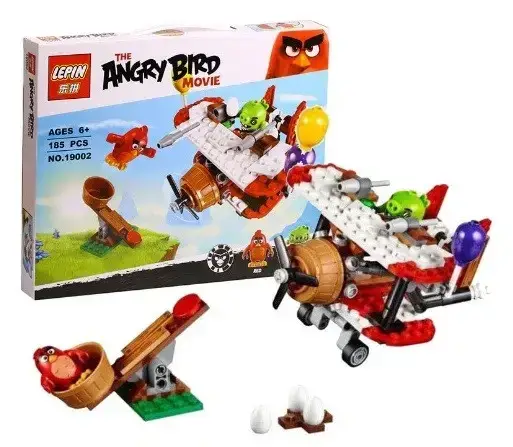

Конструктор Энгри Бердс 10506 Самолетная атака свинок Angry Birds 19002 Lepin 185 дет