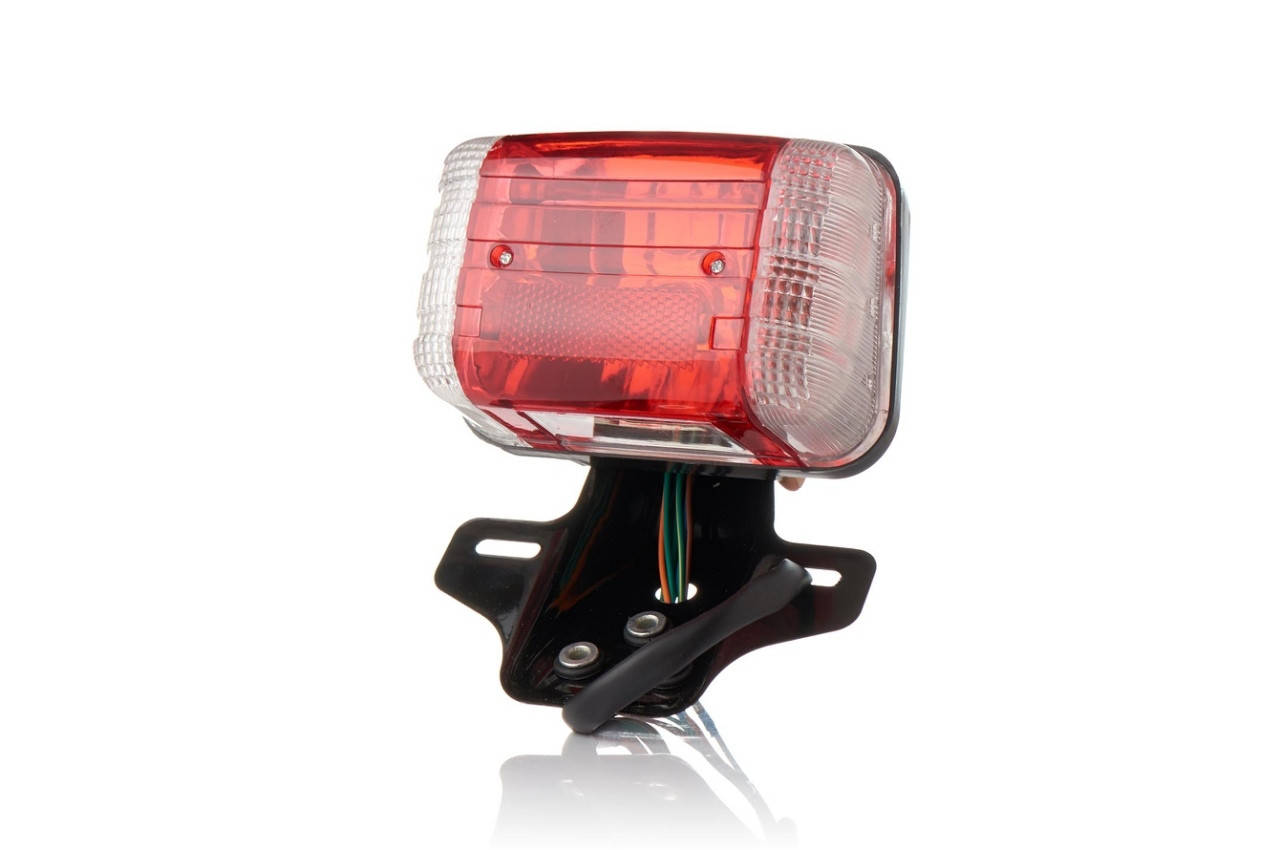 

Стоп в сборе Delta прозрачные (белые) повороты + крепление