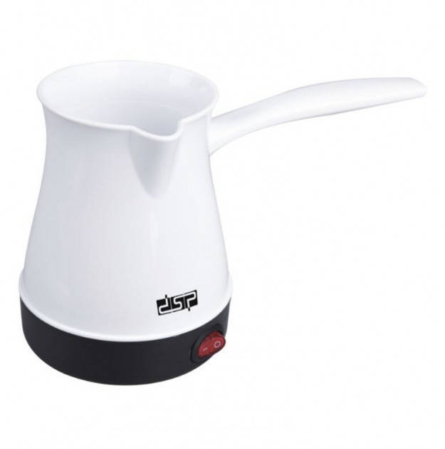

Электрическая турка кофеварка DSP Professional KA3027, электрокофеварка ДСП, турка белая SPG