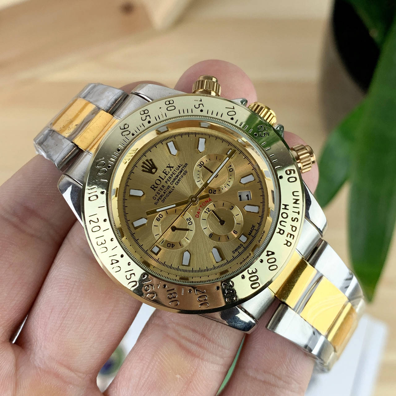 

Мужские часы Rolex Daytona, Ролекс Дайтона, металлические золотые