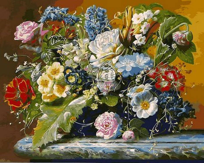 

Картина по номерам Роскошный букет и бабочка 40 х 50 см (VP1047)