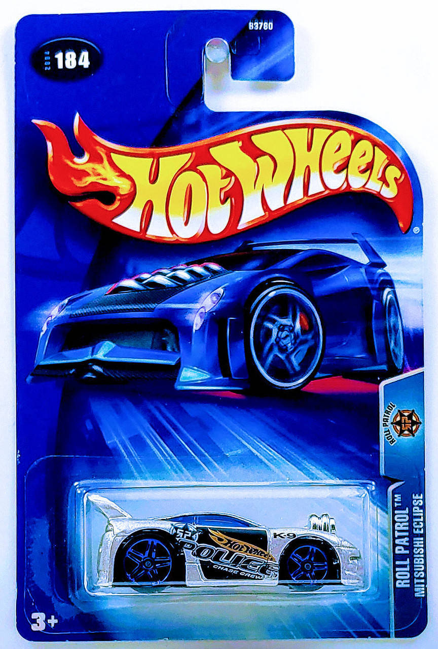 

Машинка Hot Wheels - Mitsubishi Eclipse - 2004 Roll Patrol (#184) - B3780. Mattel. Оригинал