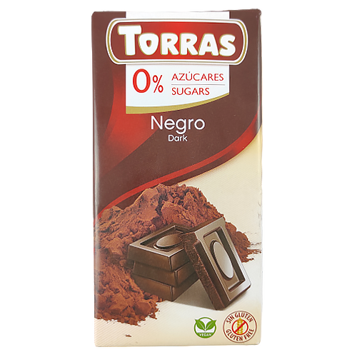 

Шоколад Торрас чорн. шок. Torras negro dark 75g 12шт/ящ (Код : 00-00003996)