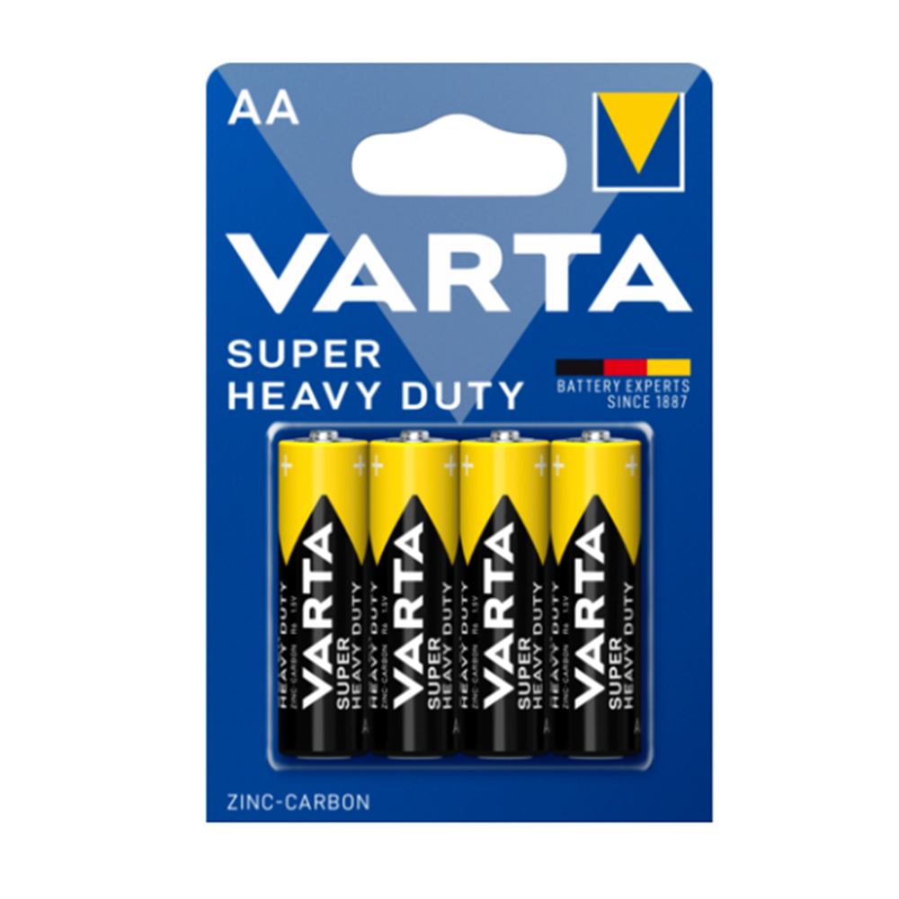 

Батарейки AA (R6) Varta Super Heavy Duty (4шт.)