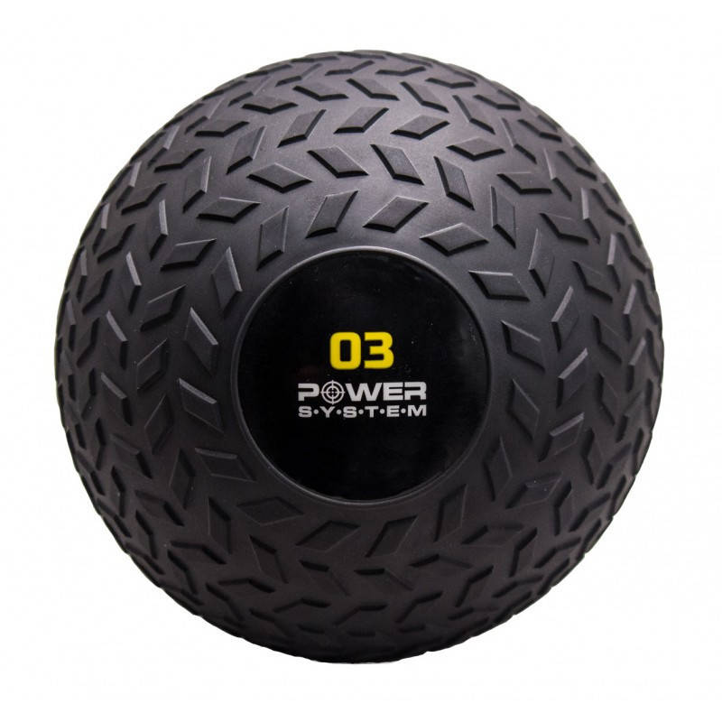 

Мяч SlamBall для кроссфита и фитнеса Power System PS-4114 3 кг рифленый - UkMarket