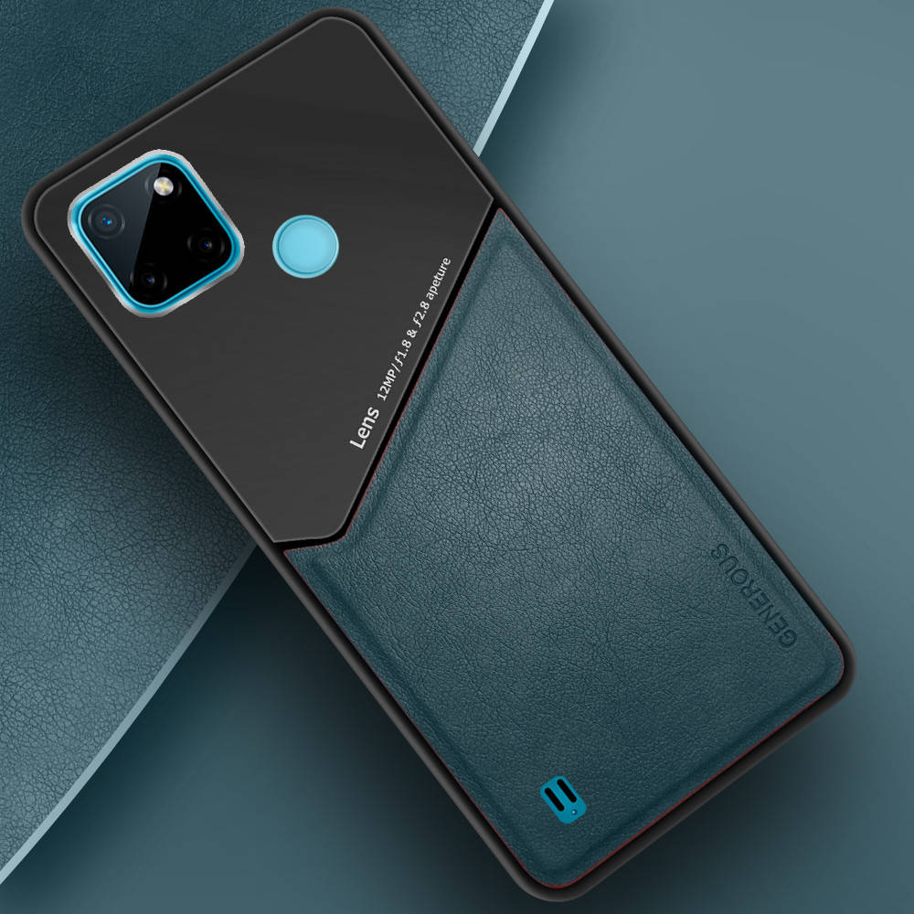 

Комбинированный чехол Generous Realme C21Y Зеленый, Зелёный