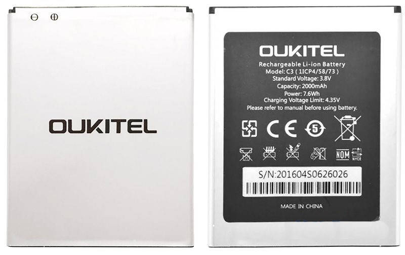 

Батарея для Oukitel c3
