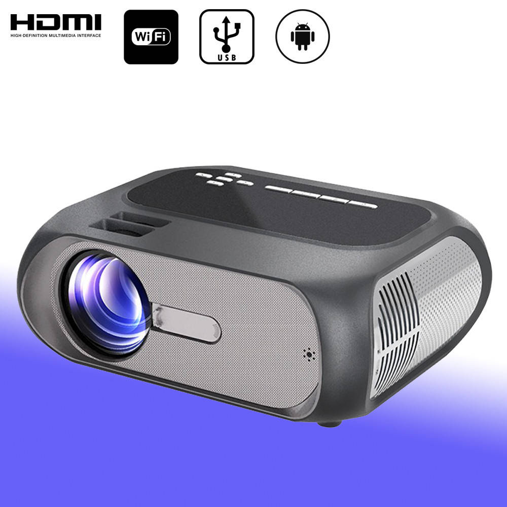 

Портативный мини проектор с HDMI USB WiFi full HD проектор для домашнего кинотеатра Android BNN