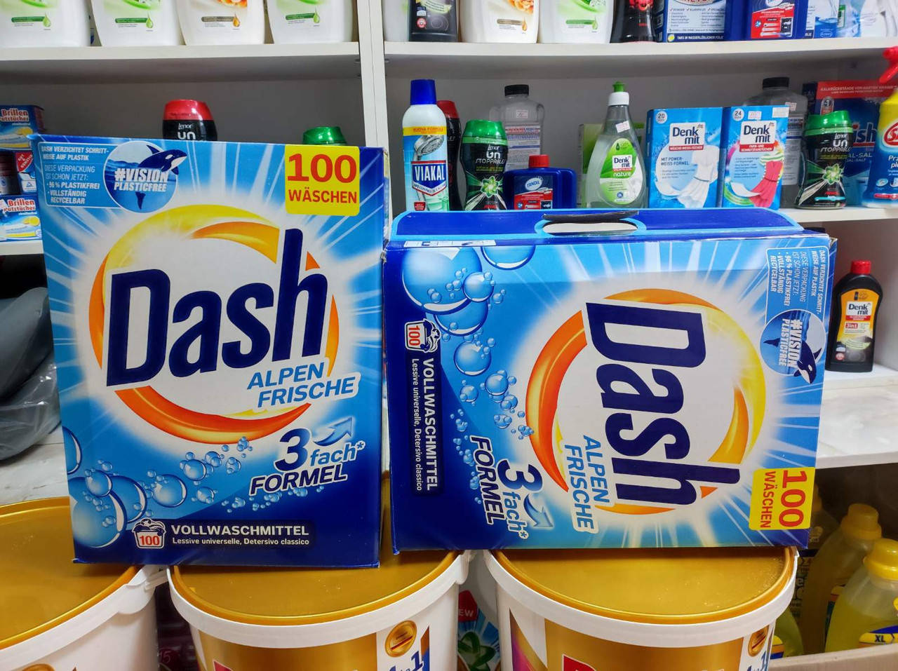 

Dash стиральный порошок для белых вещей 7,15 kg. На 100 циклов. Германия