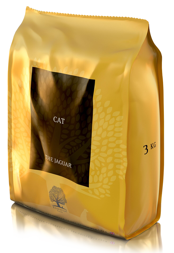 

ESSENTIAL FOODS JAGUAR - БЕЗЗЕРНОВОЙ КОРМ ДЛЯ КОШЕК ВСЕХ ПОРОД И ВОЗРАСТОВ | УТКА, КУРИЦА, ЛОСОСЬ 3 КГ