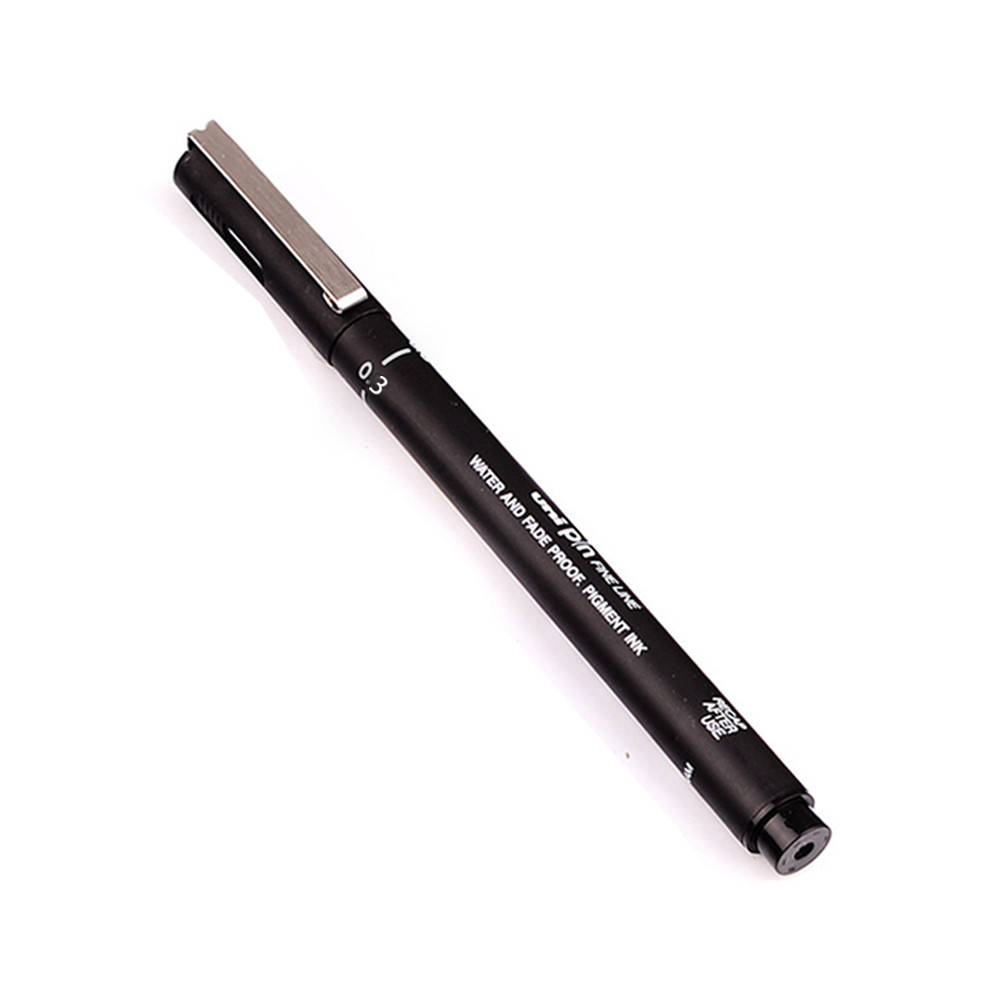 

Лайнер-рапидограф UNI PiN 0,3 мм fine line, Черный