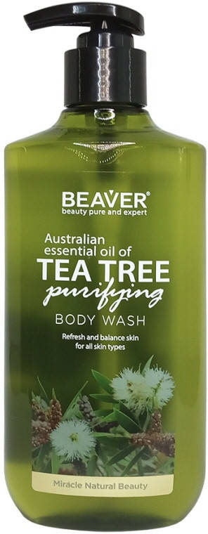 

Гель для душа с экстрактом чайного дерева Beaver Body Wash Tea Tree 400 мл