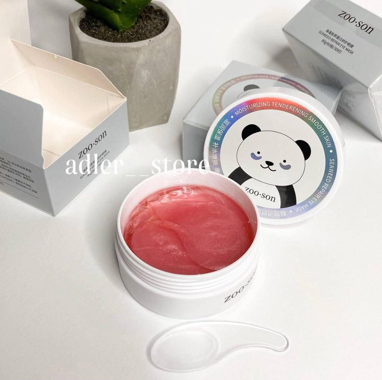 

Патчи для глаз Zoo:Son Collagen Seaweed eye mask с коллагеном и экстрактом морских водорослей (30 пар)