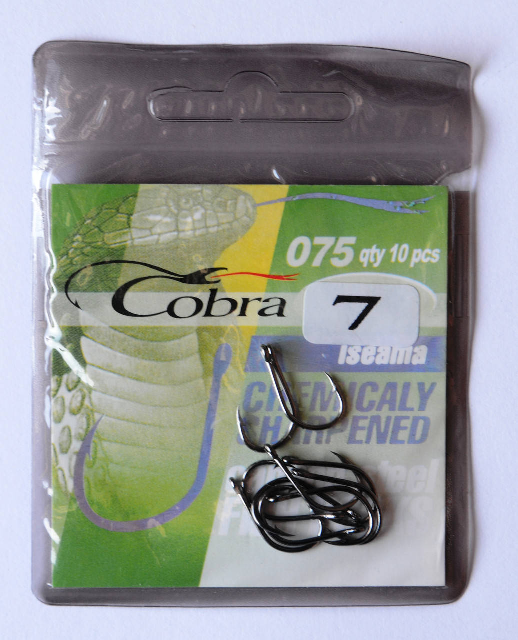 

Крючки рыболовные Cobra iseama, №7, 10шт.