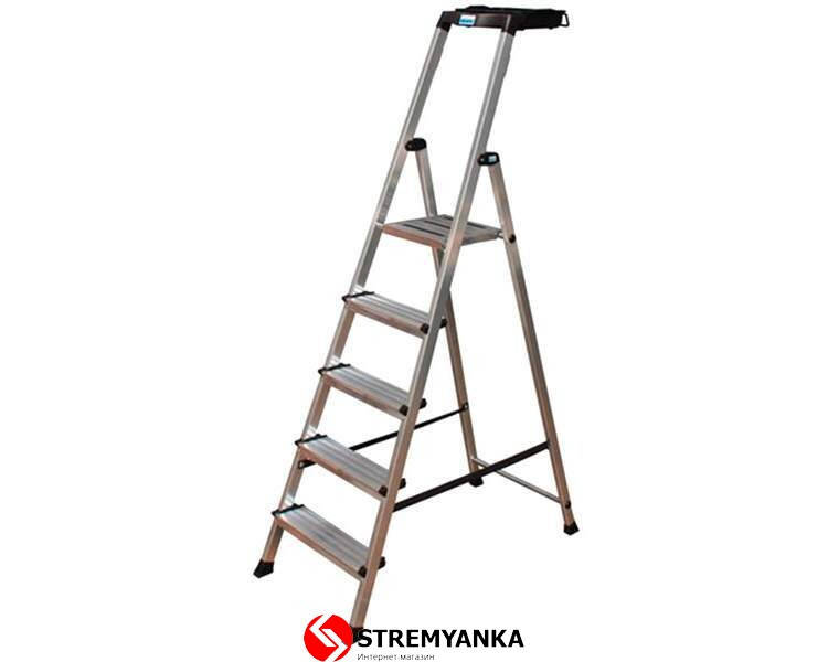 

Односторонняя стремянка Secury KRAUSE NEW 5 ступеней