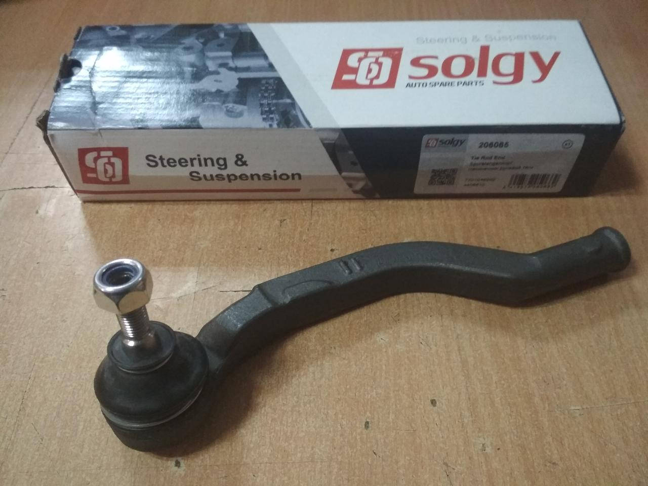 

Наконечник тяги рулевой правый на Renault Trafic, Opel Vivarо, 2001- >; "SOLGY" 206066 ― производства Испании