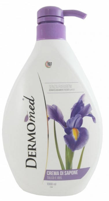 

Крем-мыло Dermomed Cream Soap Talk And Iris с тальк и ирис 1000 мл 8032680397073