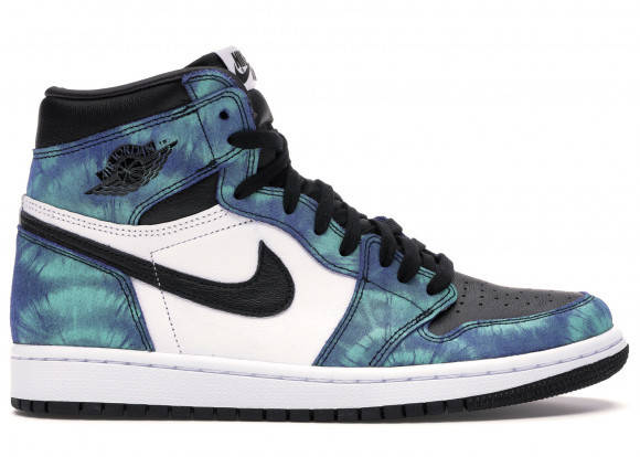 

Баскетбольные кроссовки Air Jordan 1 Retro High Tie Dye, Синий