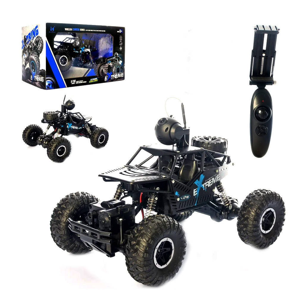 

Машинка вездеход с веб камерой на радиоуправлении аккумуляторная с пультом LH-C009