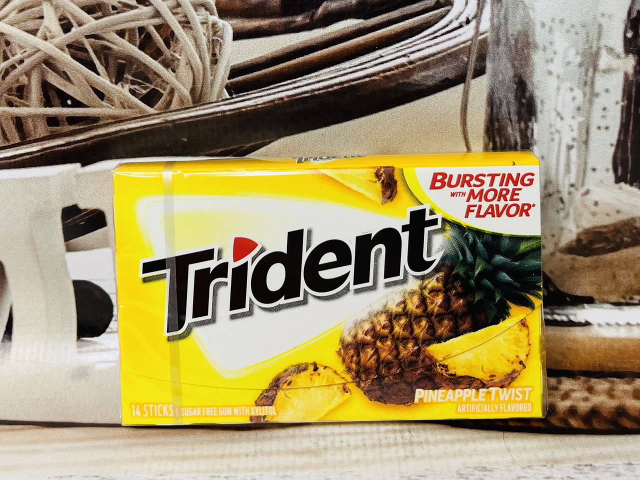 

Жуйка без цукру Trident Pineapple Twist Ананас