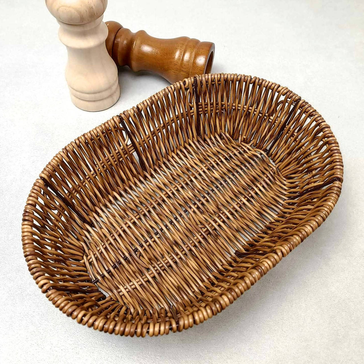

Корзина тёмная для хлеба каркасная HLS 25*17*6 см (7316)