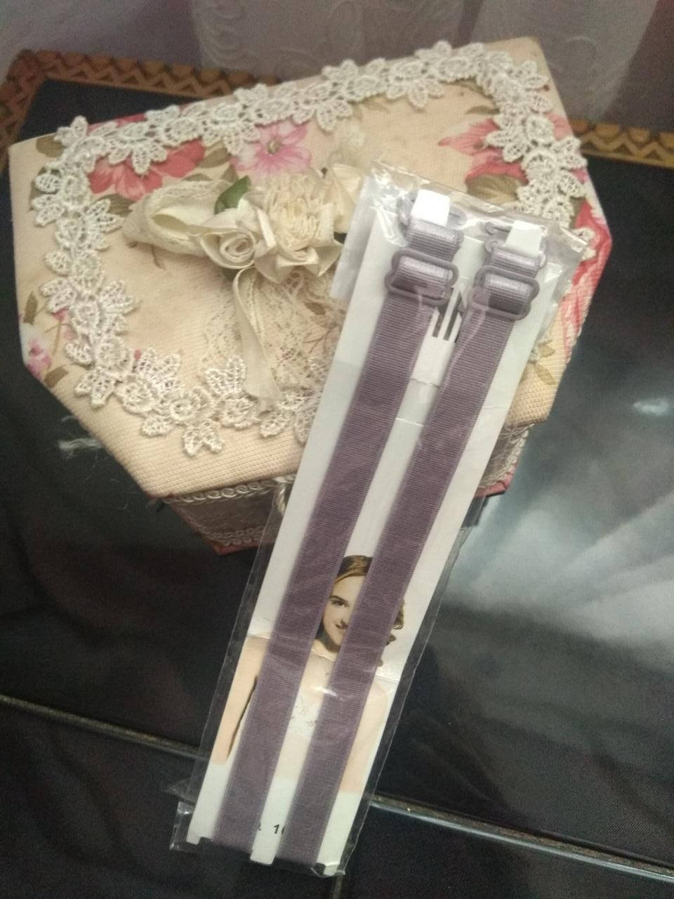 

Тканинні Бретельки до бюстгальтера слива, Сливовый