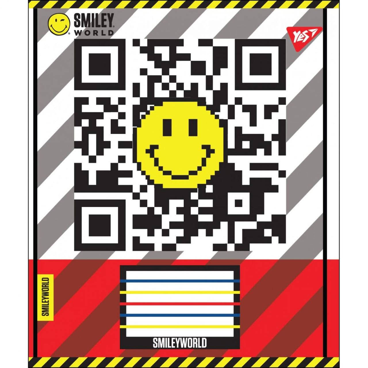 

Зошит 12арк. лін. YES Smiley world 764504