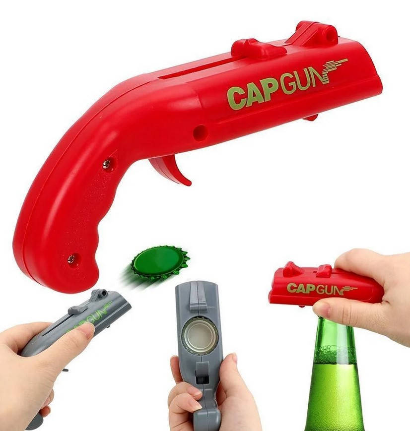 

Открывашка cap gun bottle opener | Открывалка для бутылок, Разные цвета