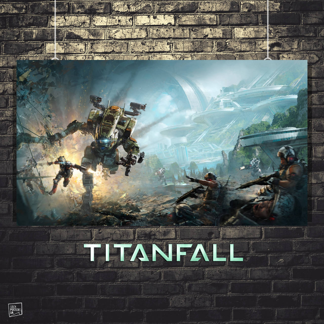 

Постер TitanFall 2, Тайтнфолл, Титанфолл. Размер 60x33см (A2). Глянцевая бумага
