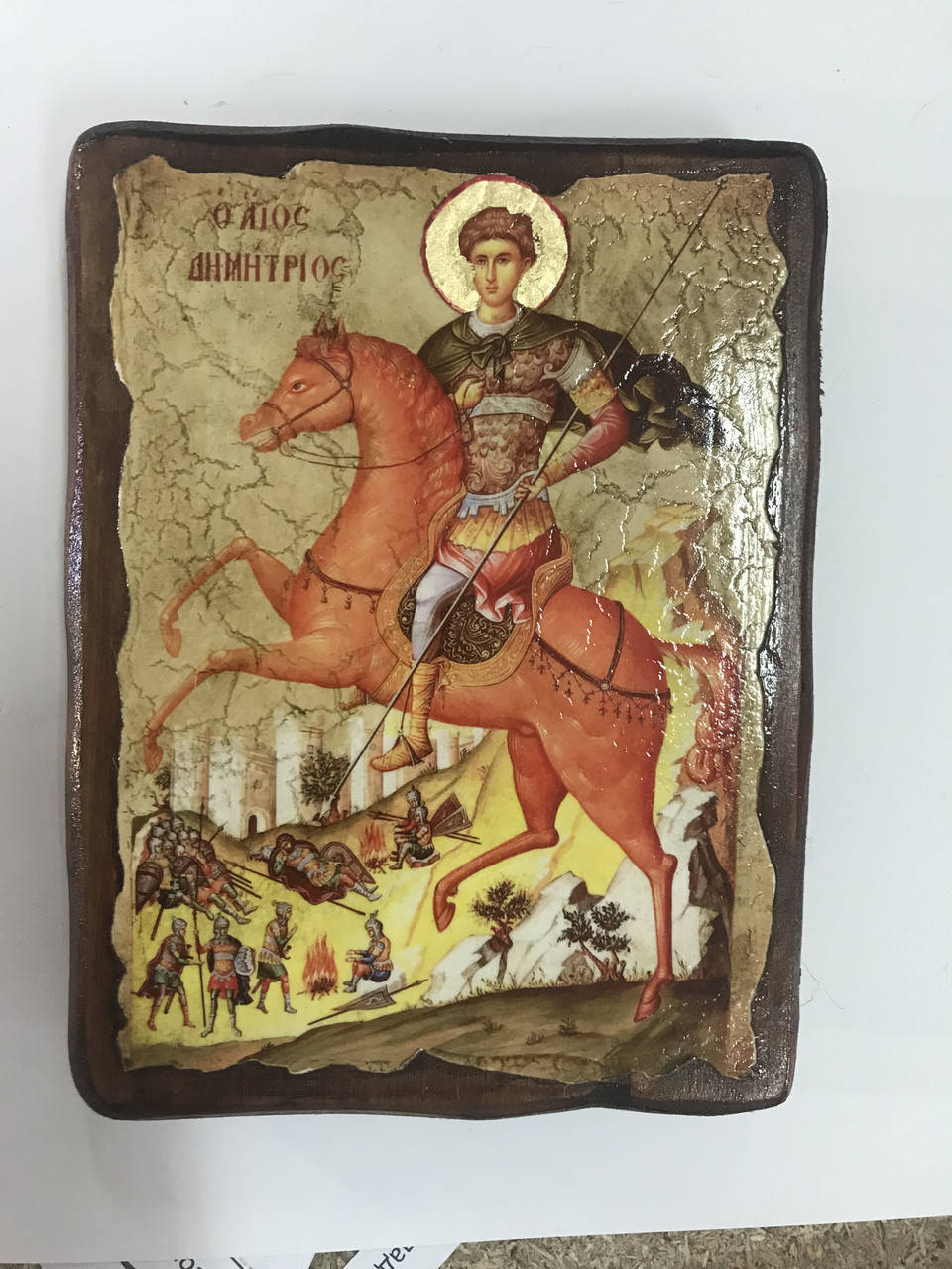

Икона Димитрий Солунский Святой(на дереве)