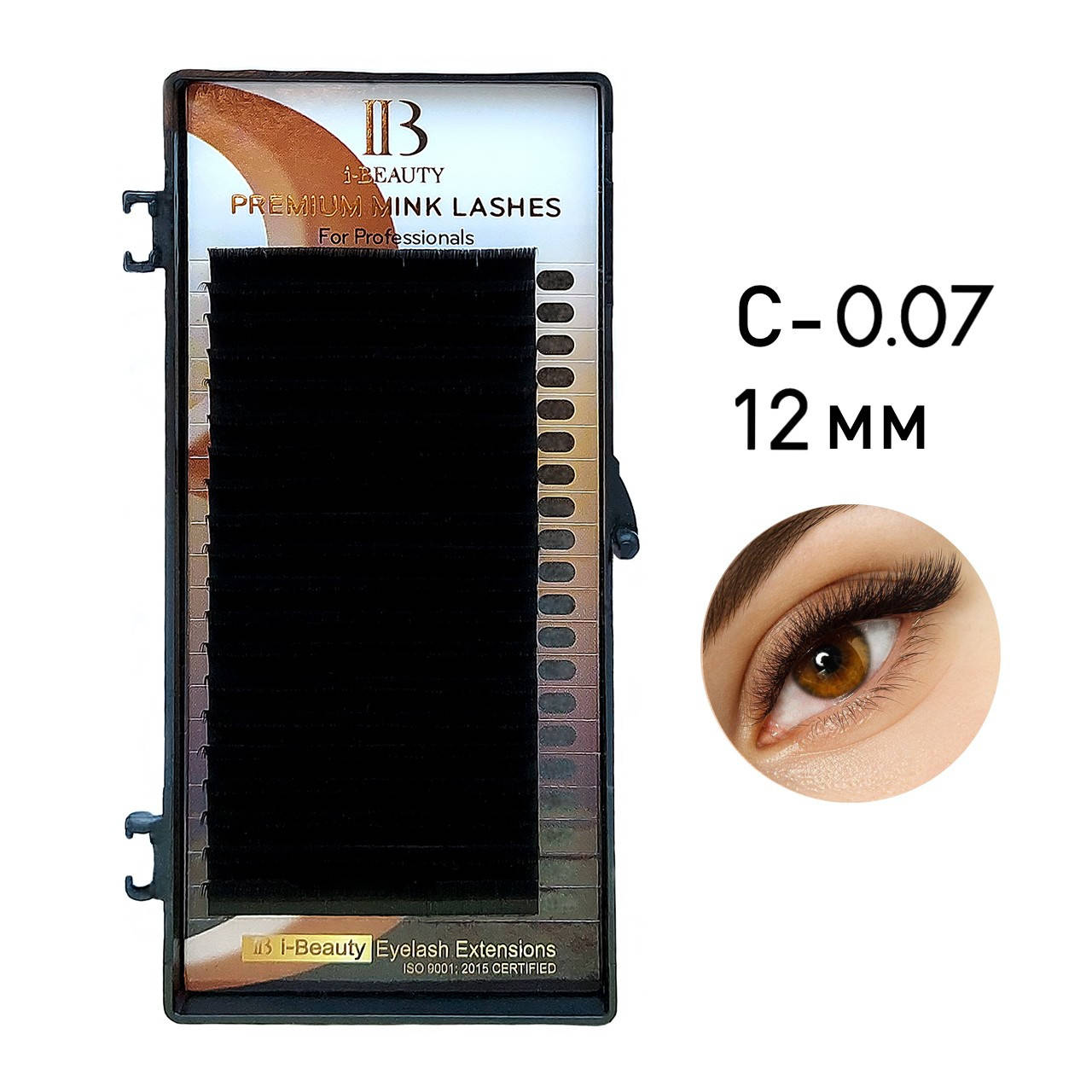 

Ресницы I-Beauty С-0.12 длина 14